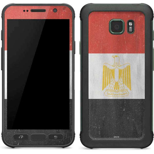 Egyptian Flag Distressed Galaxy S7 Active Skin